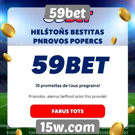 Plataforma 59bet tem promoções atrativas para novos usuários